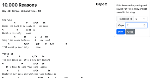 Song Preview